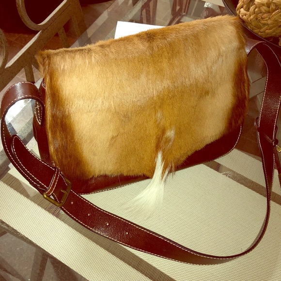 deer hide purse